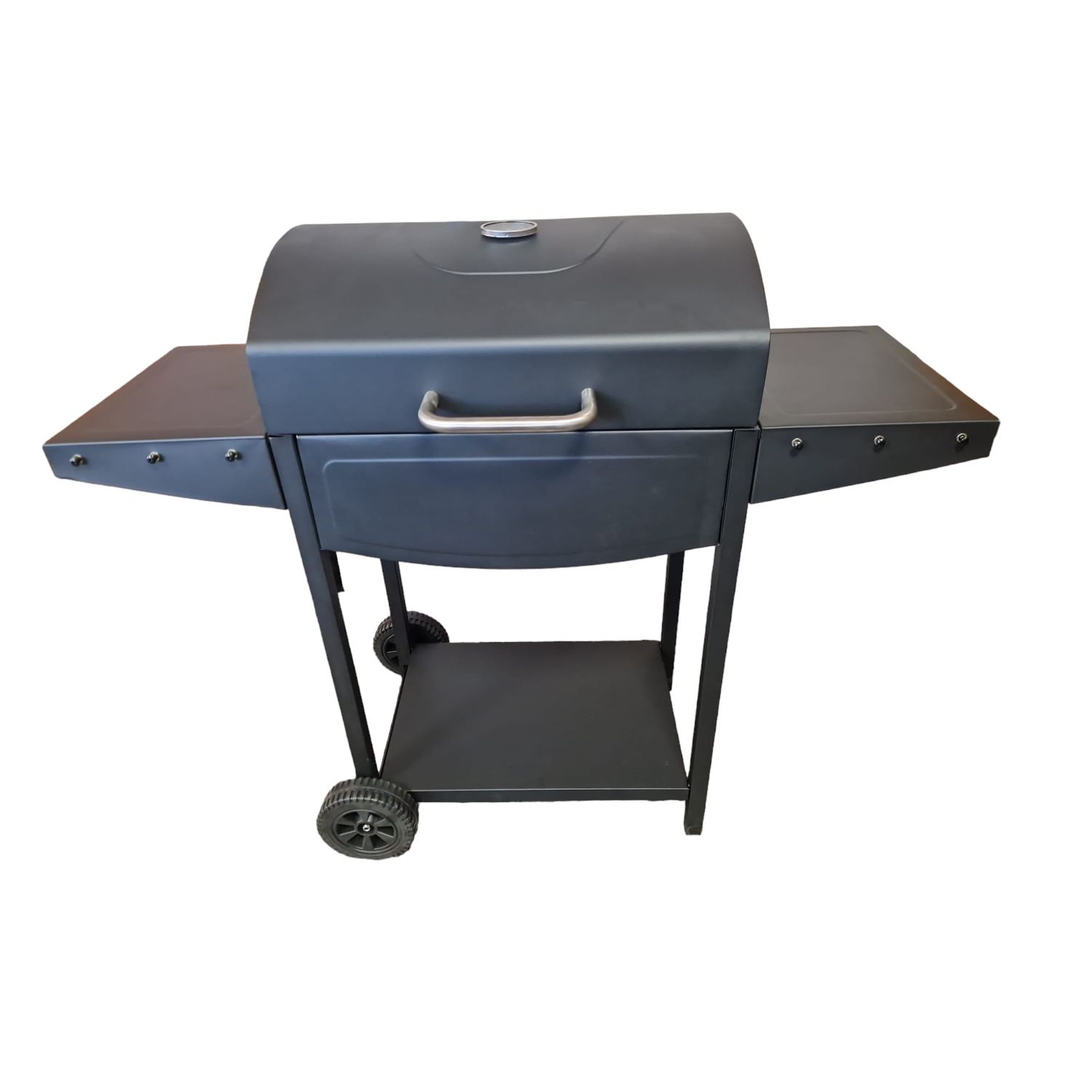 Barbacoa De Carbón Xxl Con Tapa Y Ruedas Elecsan Bq112