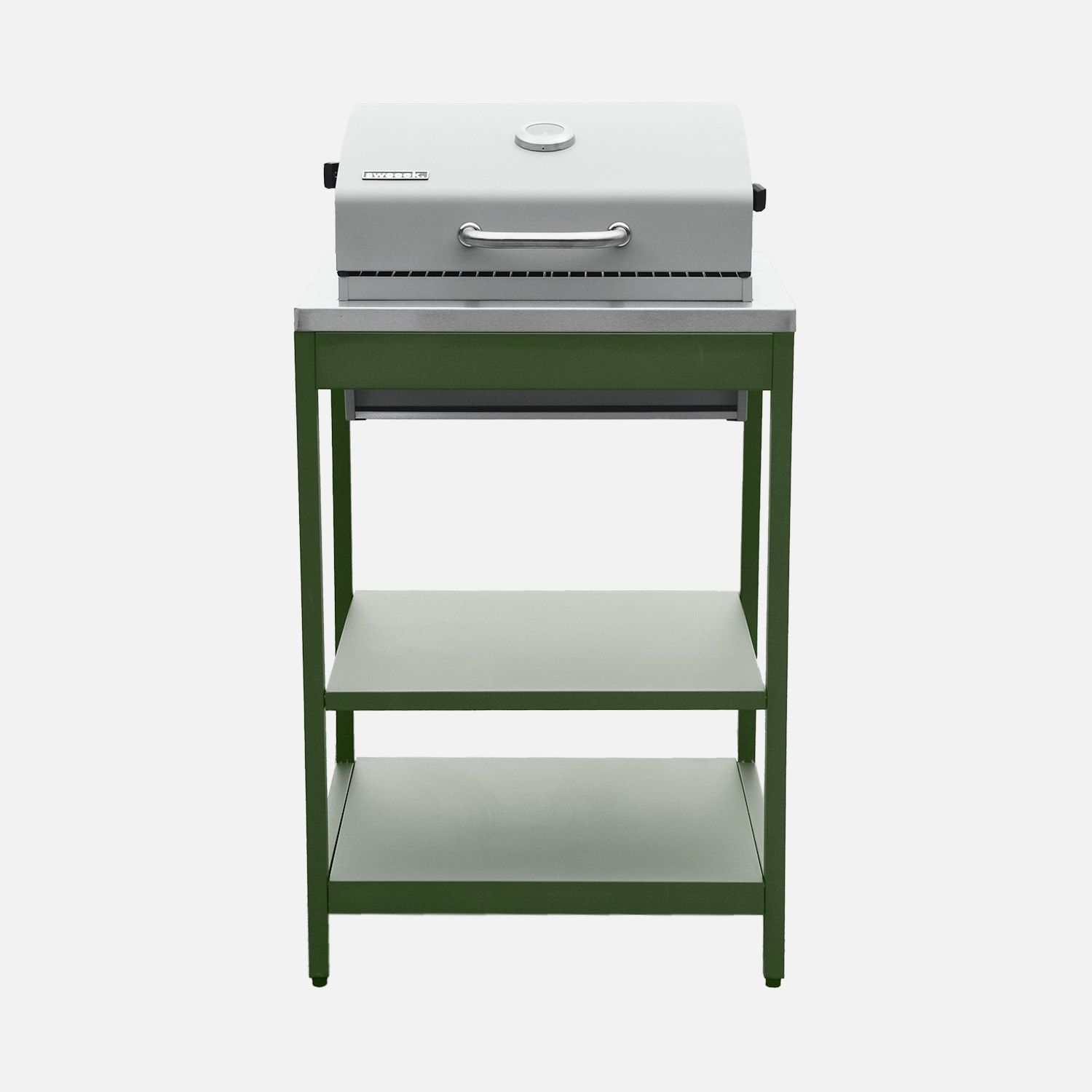 Parrilla De Barbacoa Al Carbón Acero Inoxidable Rejilla Cromada 2