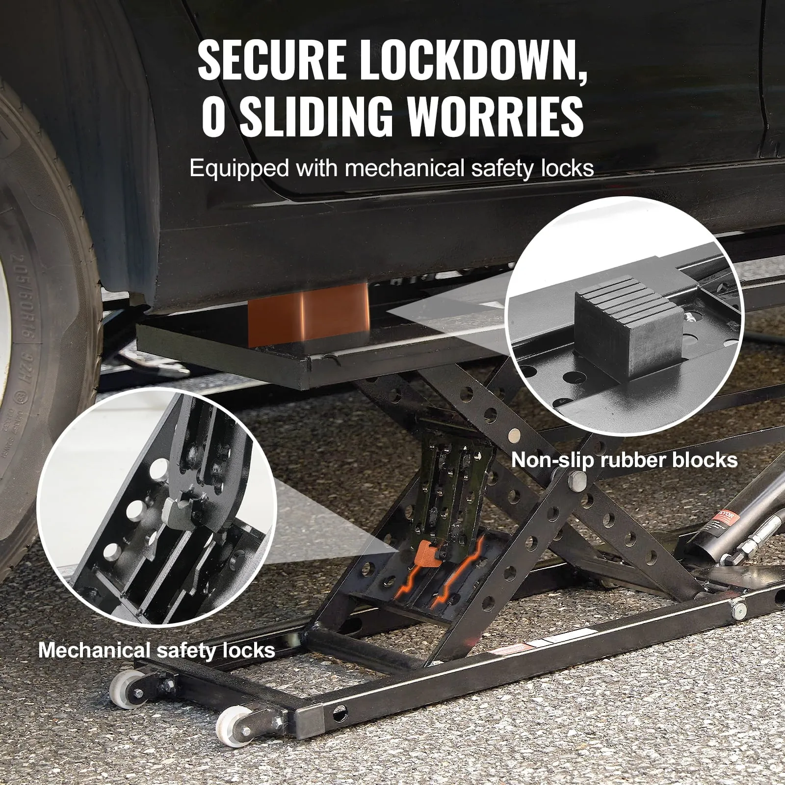 2025 Elevador de coche portátil 5000 LBS – Sistema de elevación automática para garaje doméstico