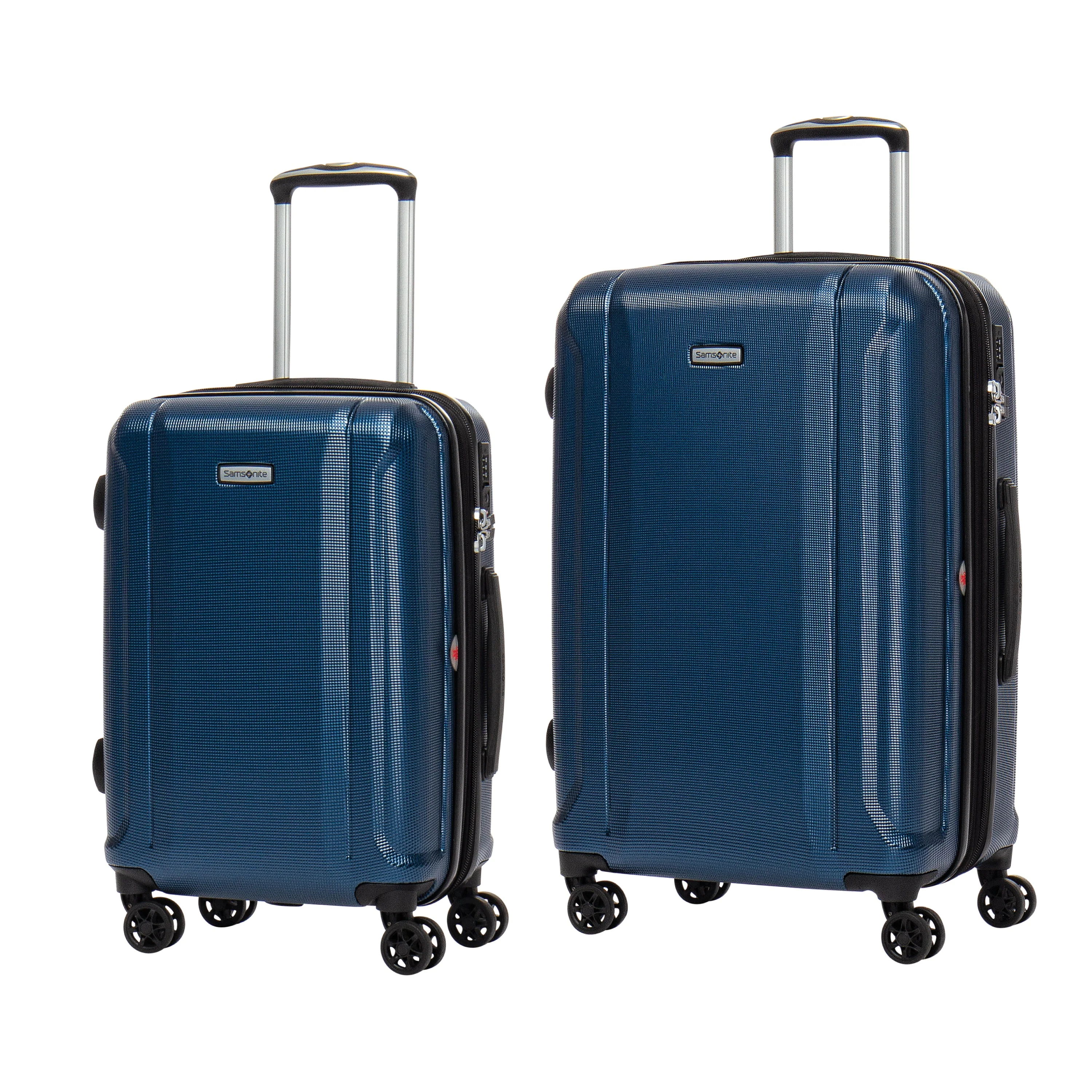 2025 Samsonite Omni 3.0 - Juego de maletas expandibles con ruedas de 2 piezas (equipaje de mano y mediano)