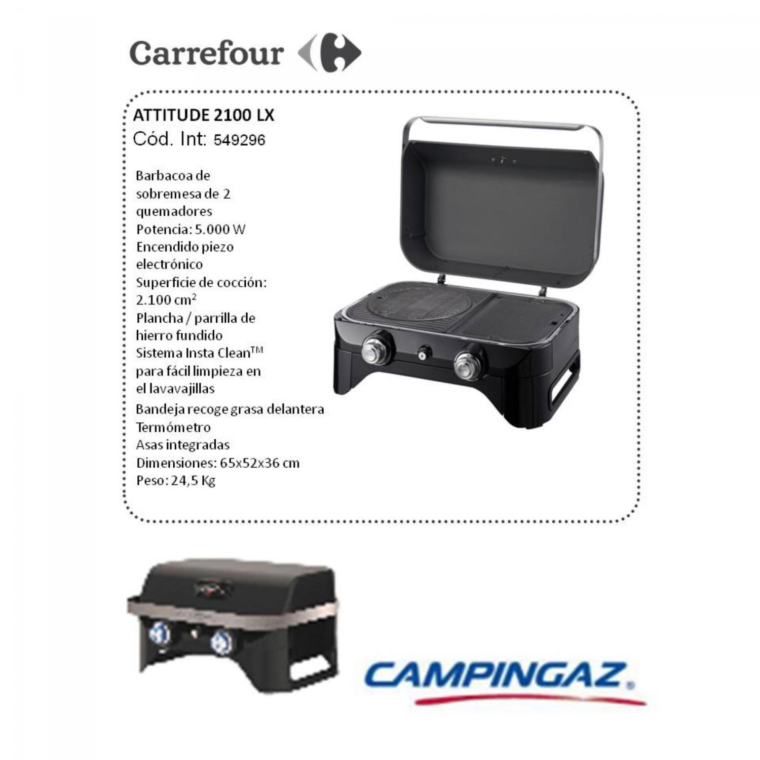 Barbacoa a Gas Attitude 2100 LX