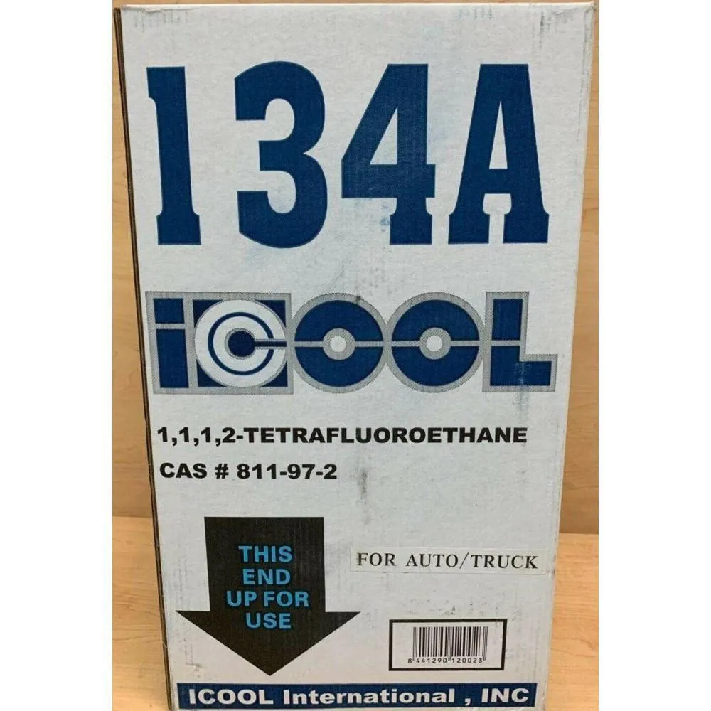 Refrigerante R134A, botella llena de R-134A, peso neto, adecuado para aires acondicionados automotrices y refrigeradores