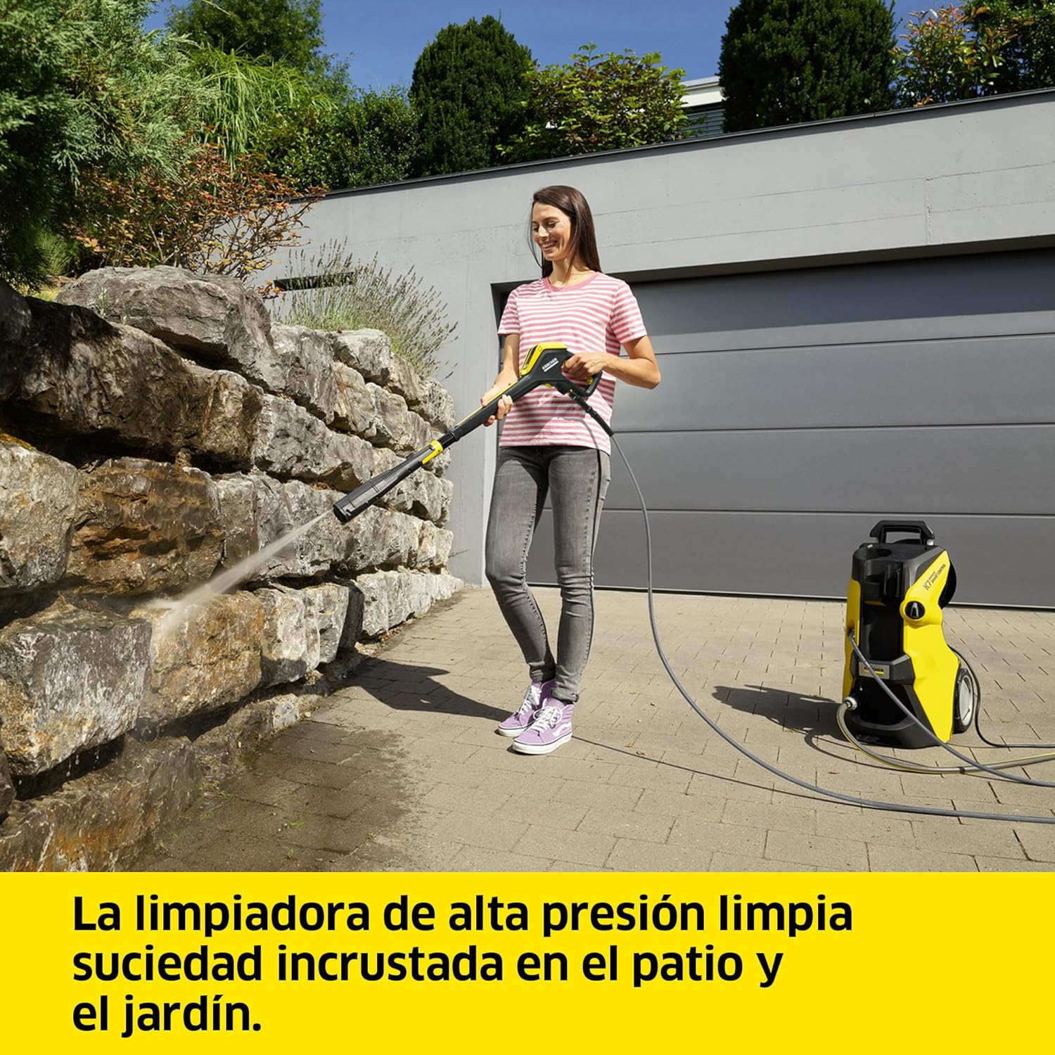 Kärcher K 7 Premium Smart Control Flex Home Pressure Washer, Pressure: 180 Bar, Flow Rate: 600 l/h, Performance: 60 m²/h, Water Filter, Weight: 18 kg, Flex Hose, Multi Jet Lance