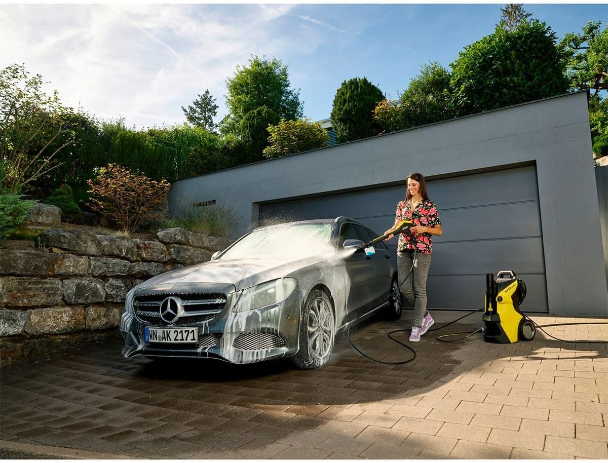 Kärcher K 7 Premium Smart Control Flex Home Pressure Washer, Pressure: 180 Bar, Flow Rate: 600 l/h, Performance: 60 m²/h, Water Filter, Weight: 18 kg, Flex Hose, Multi Jet Lance