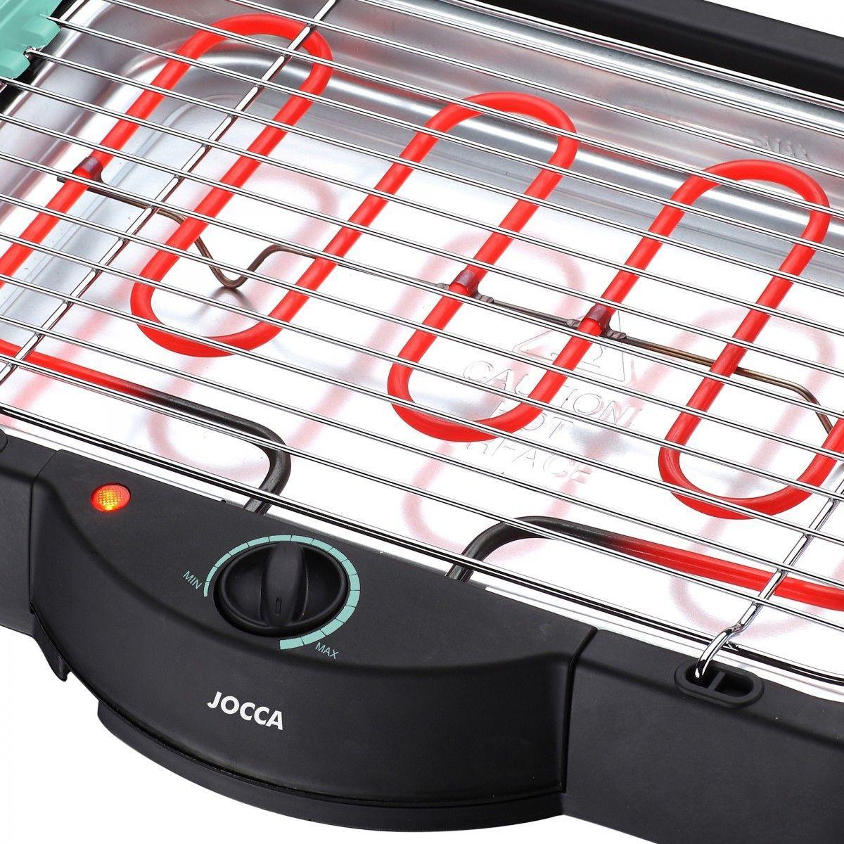 Barbacoa Eléctrica 2000w, Con Bandeja Desmontable Jocca