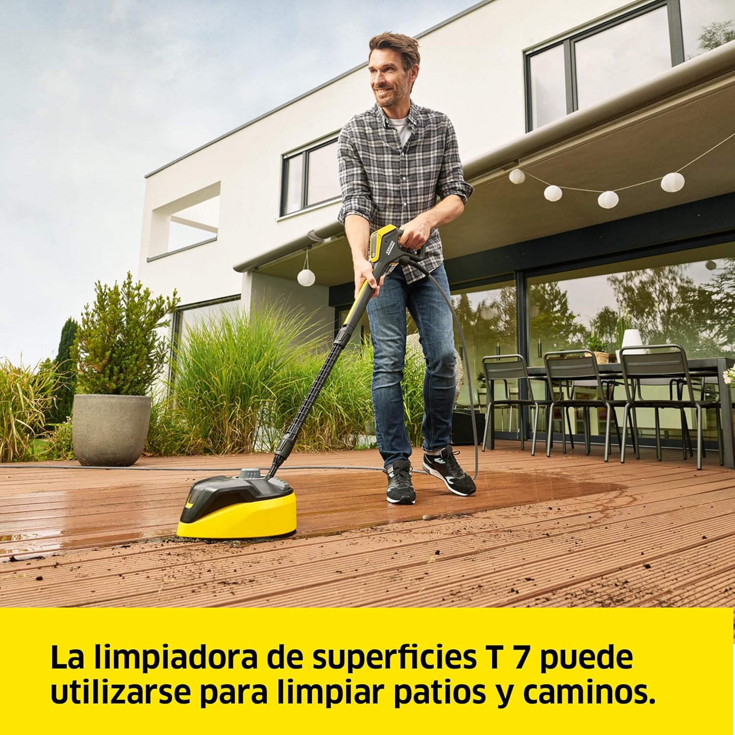 Kärcher K 7 Premium Smart Control Flex Home Pressure Washer, Pressure: 180 Bar, Flow Rate: 600 l/h, Performance: 60 m²/h, Water Filter, Weight: 18 kg, Flex Hose, Multi Jet Lance