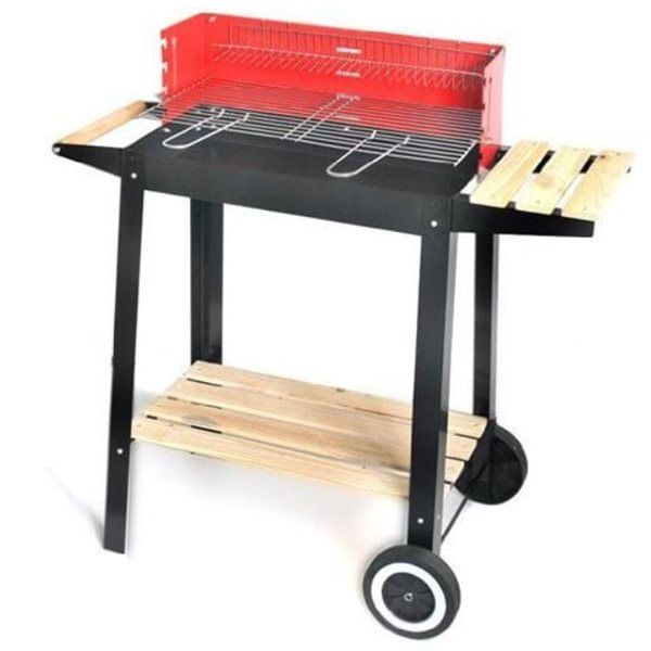 Barbacoa De Acero Inoxidable 83x28x83cm