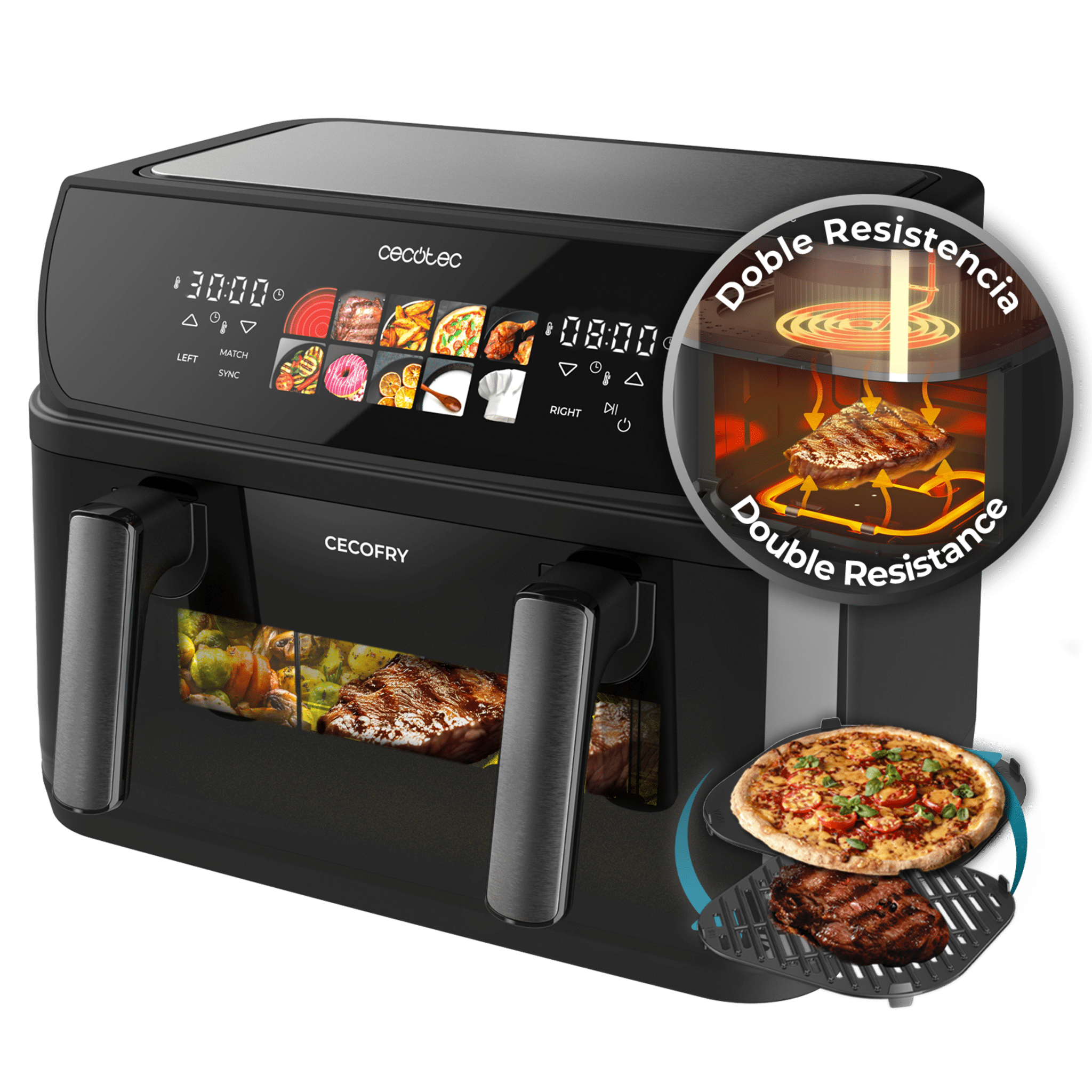 Cecofry&Grill Duoheat 10000