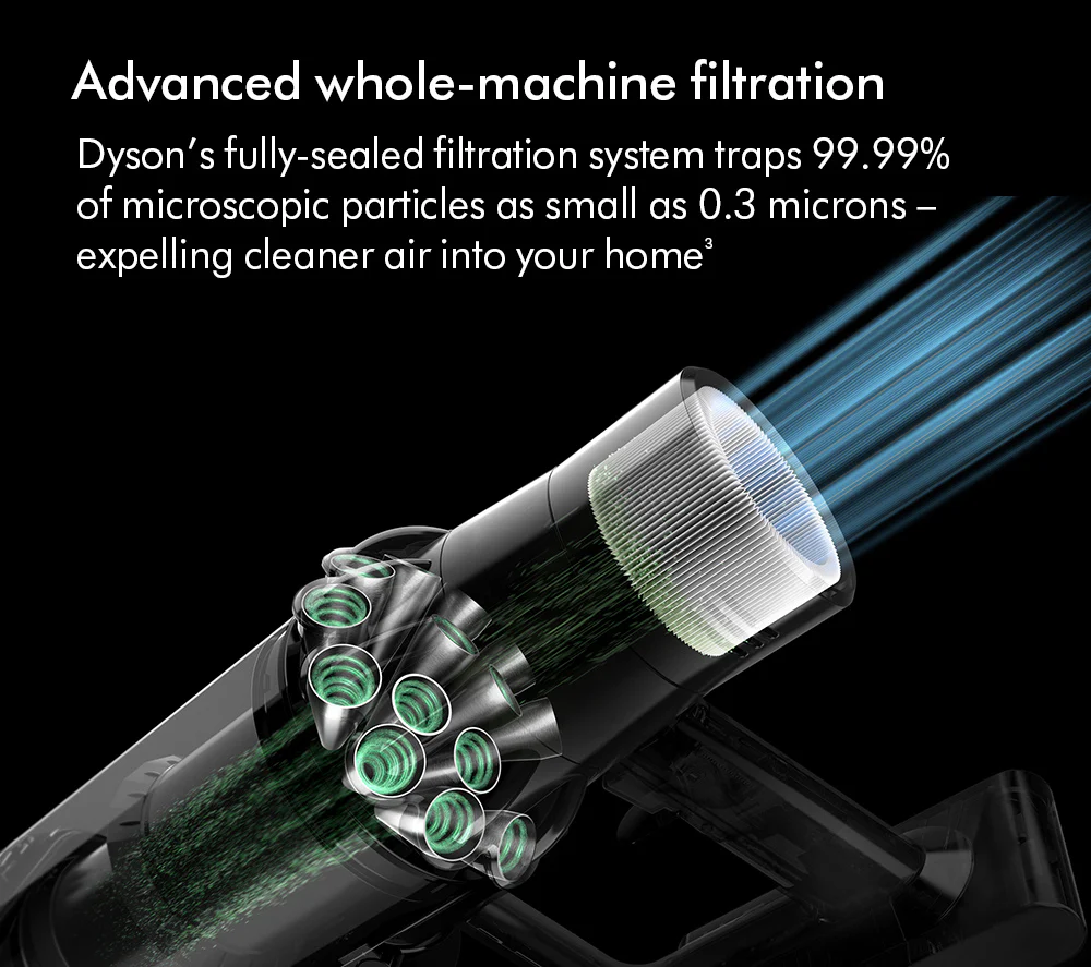 2025 Dyson V11 Extra Aspiradora Escoba Inalámbrica – Hasta 60 minutos de autonomía – Acabado Níquel y Rojo