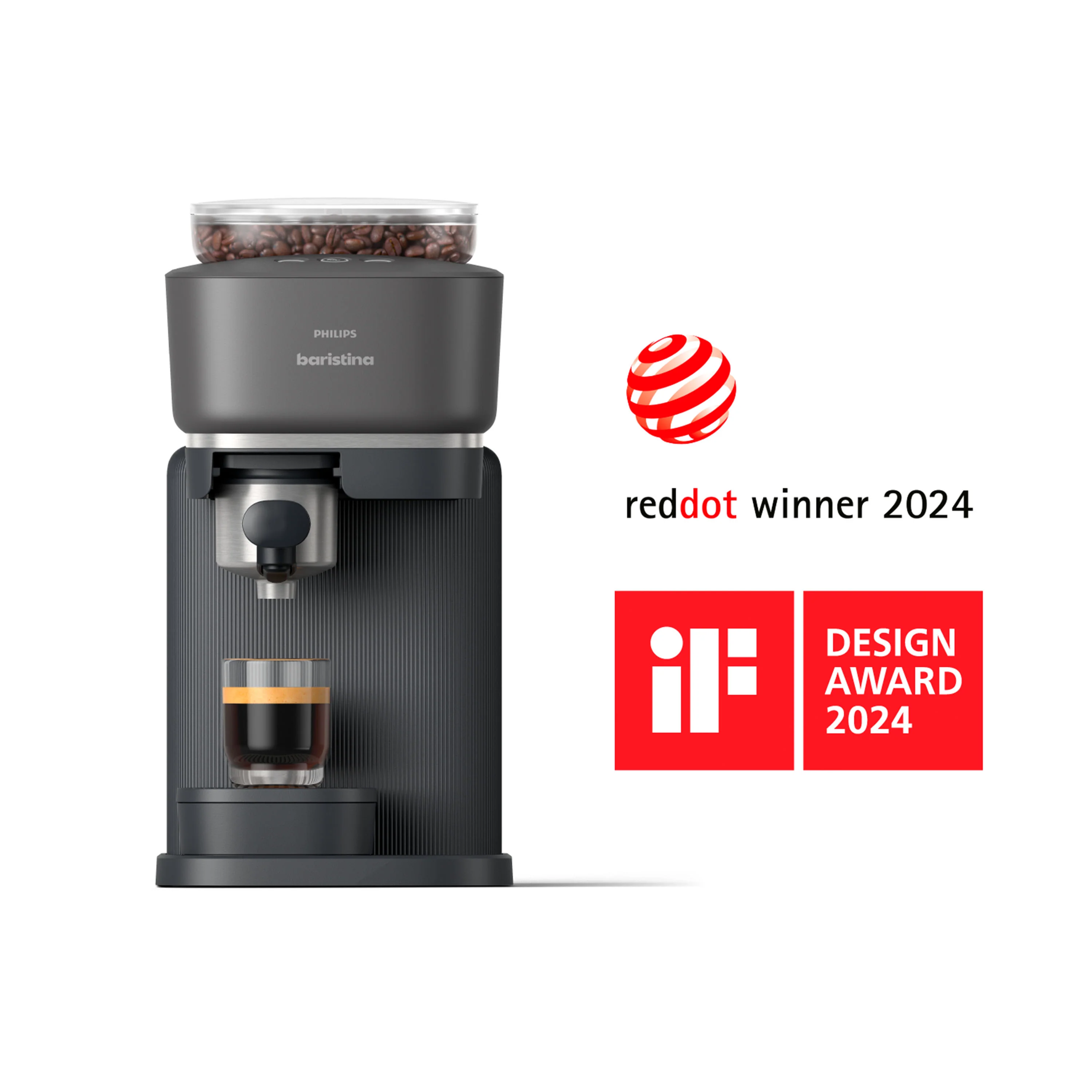 Philips Baristina Espresso machine Black Grey (BAR300/60)