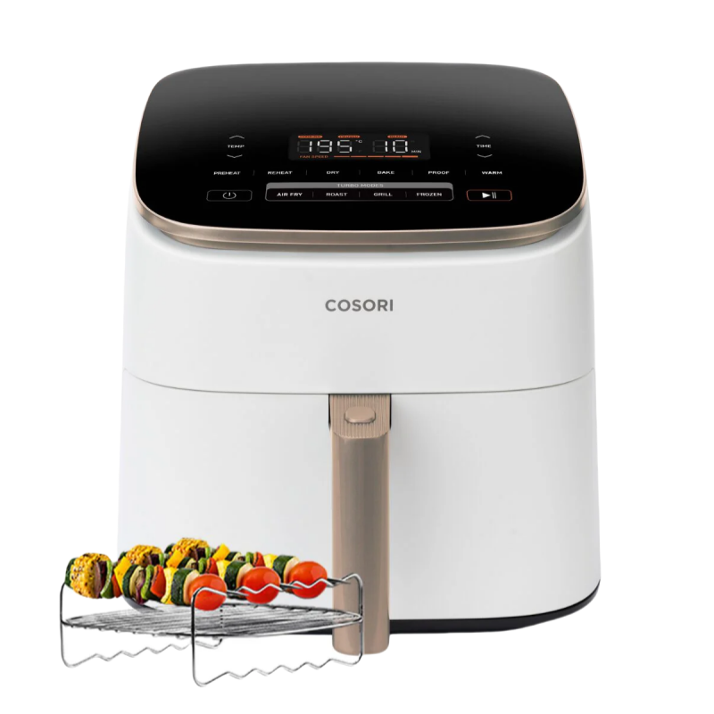 Freidora de aire Cosori TurboBlaze Chef Edition de 6 litros - DC-602 Blanca