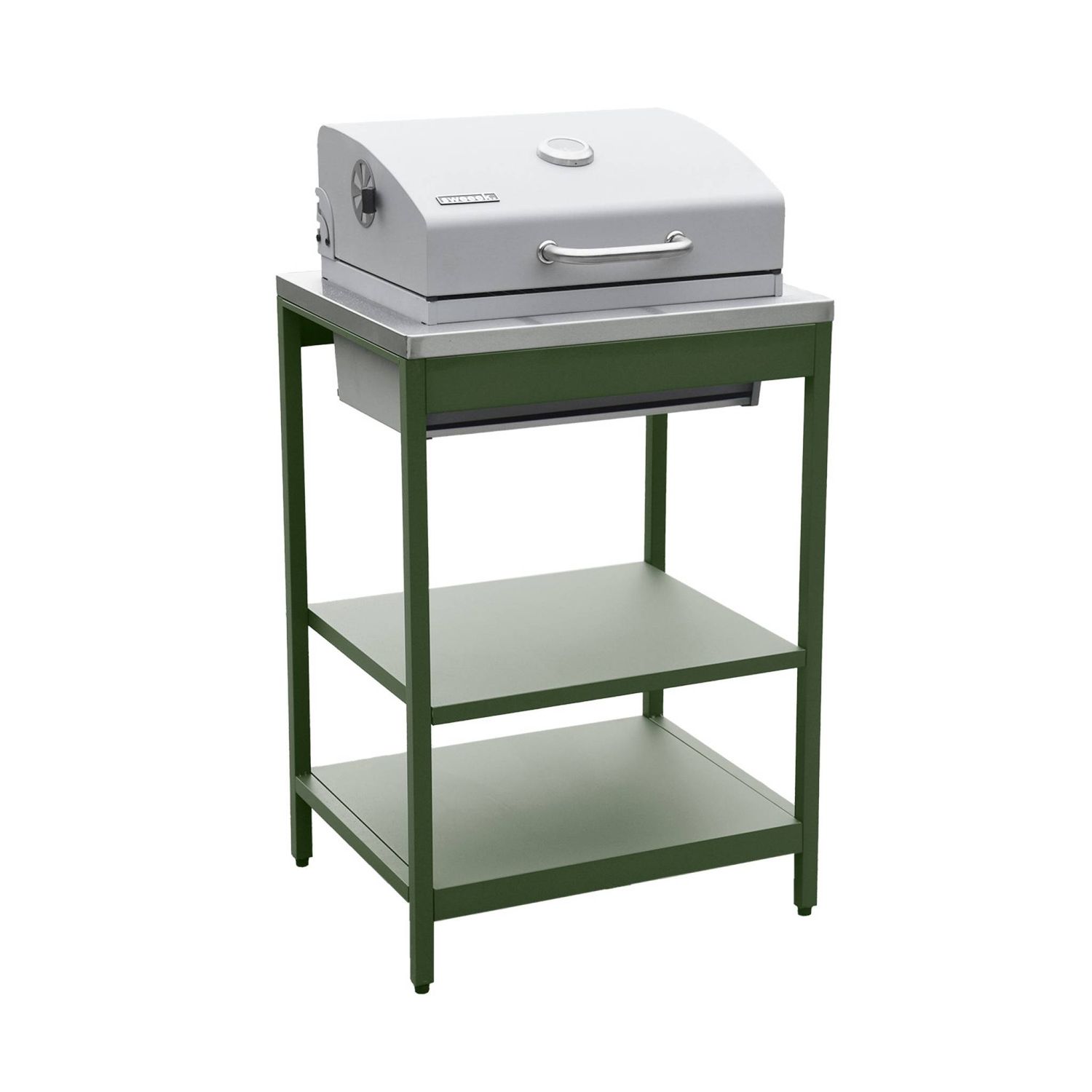 Parrilla De Barbacoa Al Carbón Acero Inoxidable Rejilla Cromada 2