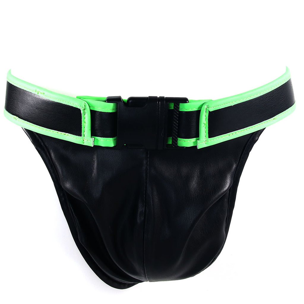 Glow In The Dark Front Buckle Jock Strap /M