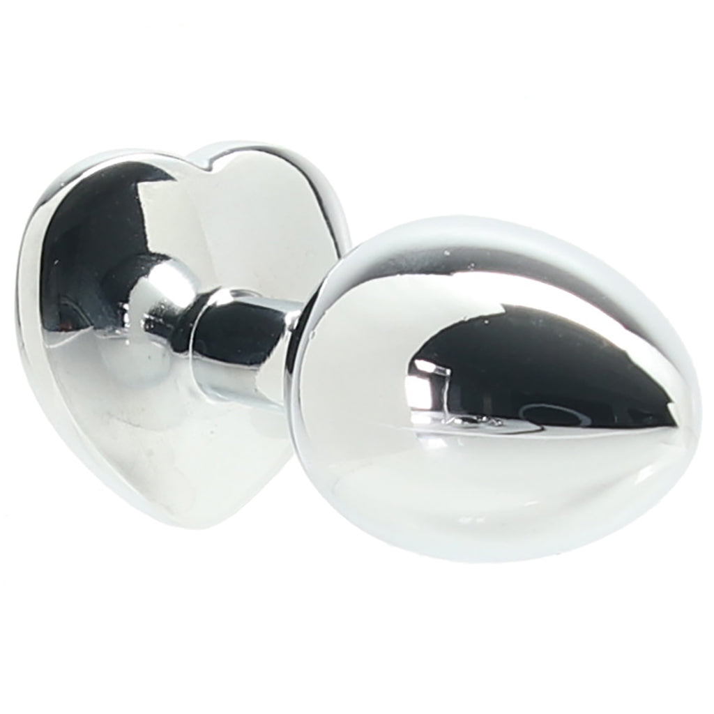 Pink Heart Gem Plug in Small