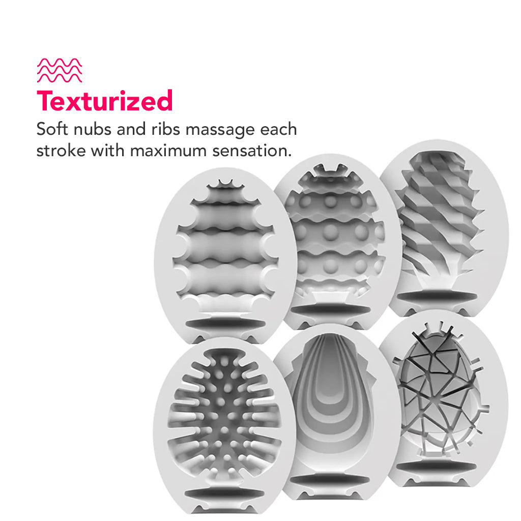 Masturbator Eggs 6 Piece Set