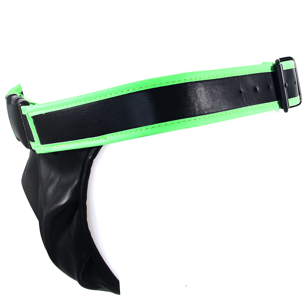 Glow In The Dark Front Buckle Jock Strap /M