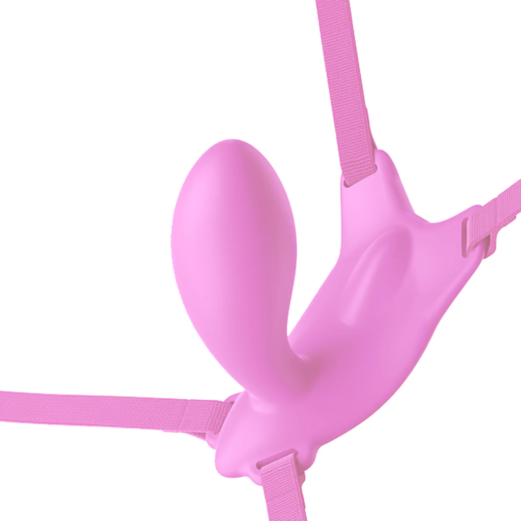For Her Ultimate G-Spot Butterfly Strap-On Vibe
