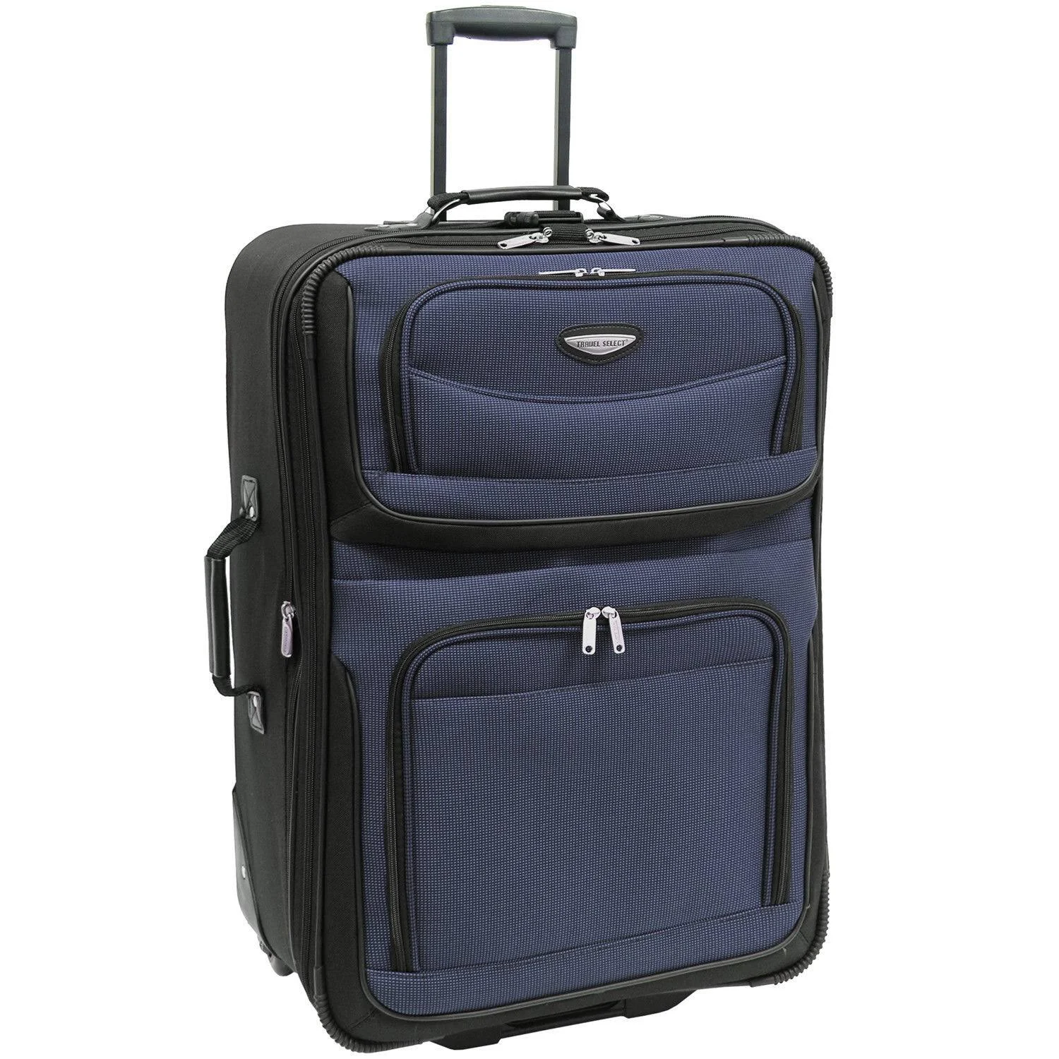 Traveler&s Choice Amsterdam Expandable Rolling Upright - 29x22 - Navy