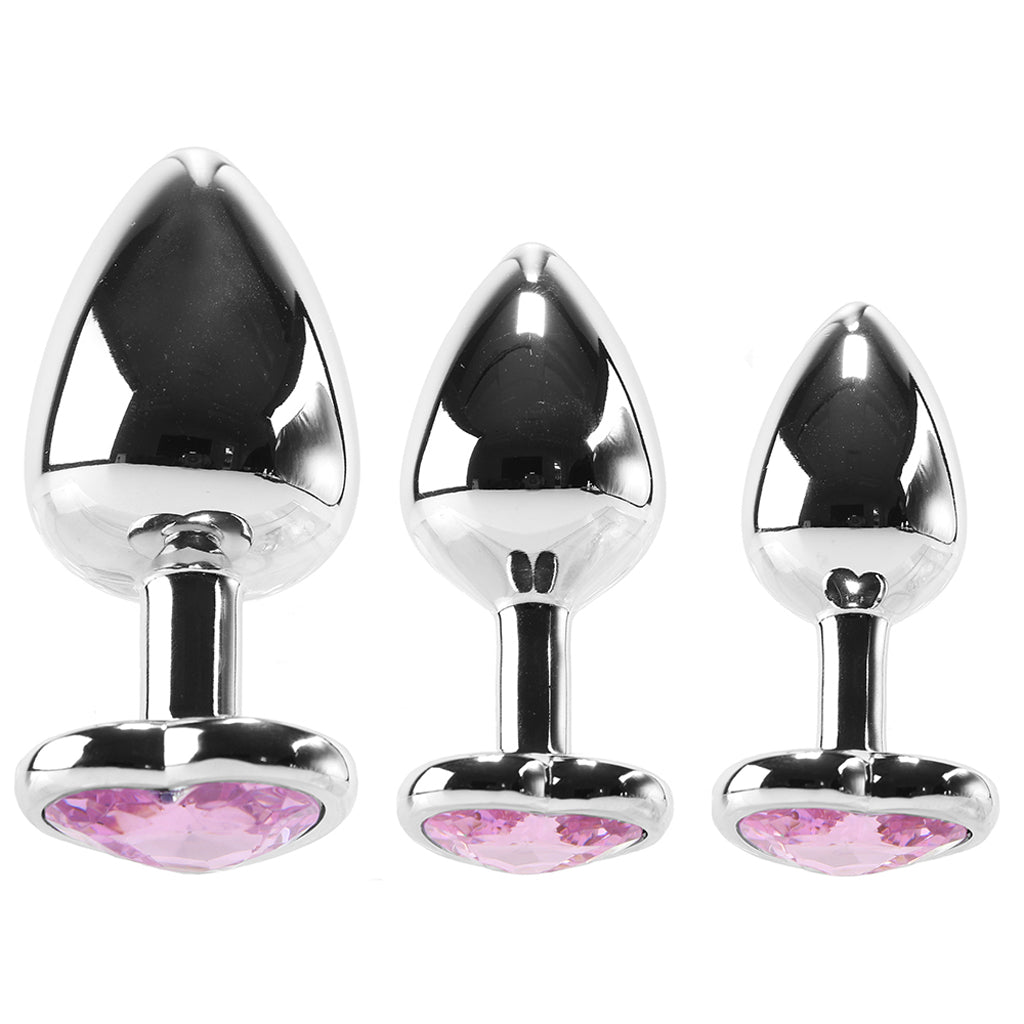 Sparks Heart Gem Anal Plug Set