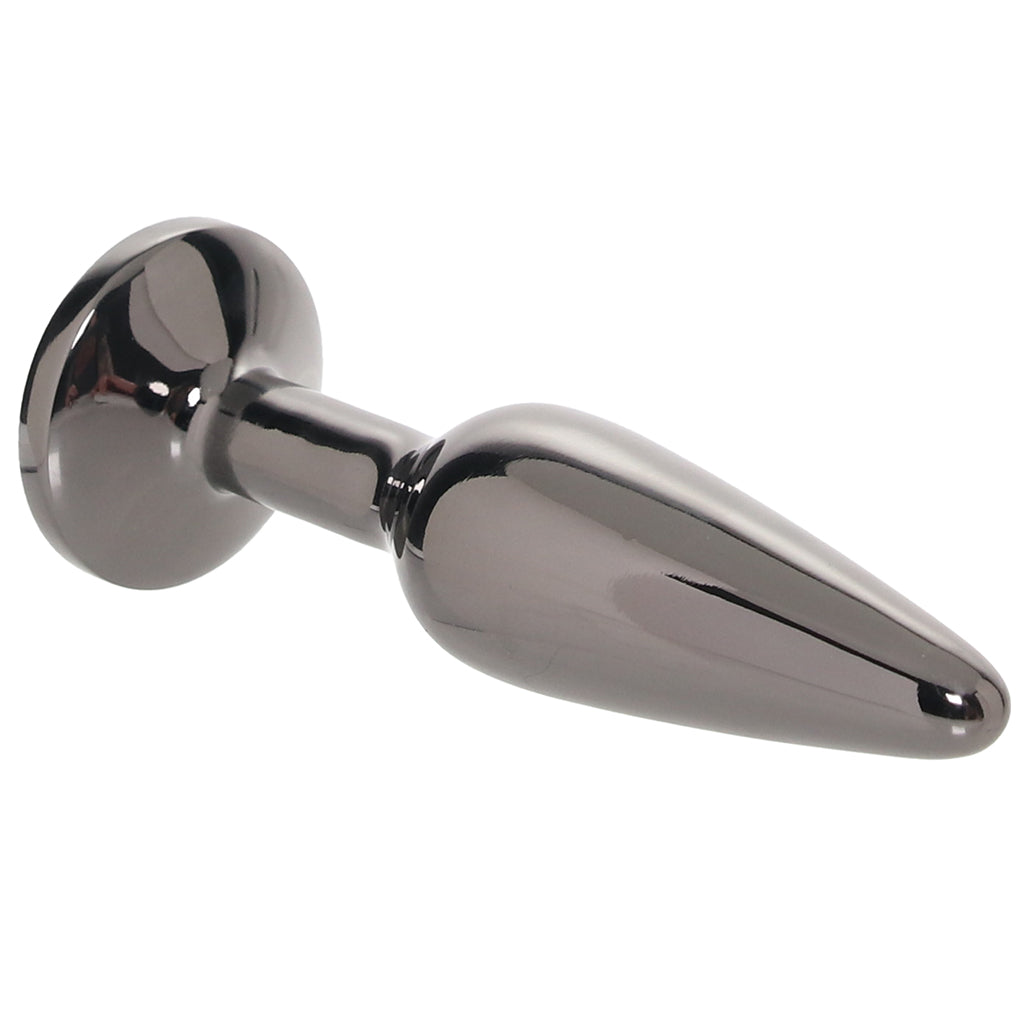 Assets Medium Tapered Butt Plug in Gunmetal