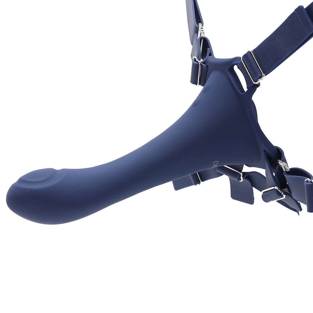 Thumper Vibrating Silicone Strap-On