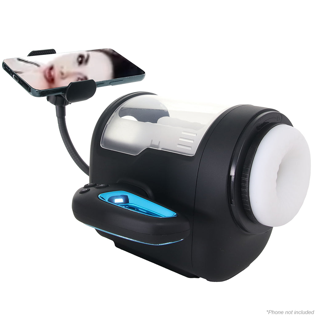 Milker Stroking & Vibrating Masturbator