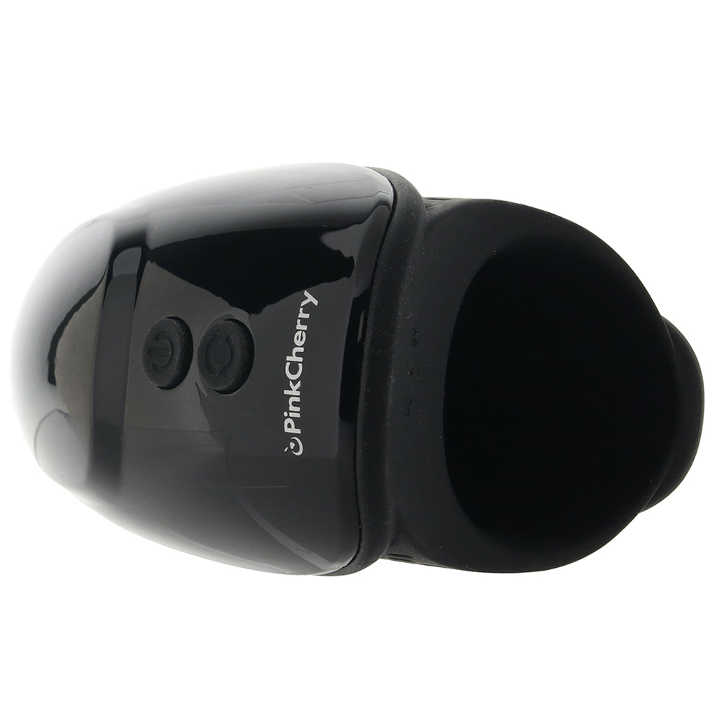 PinkCherry Premium Pulsing And Warming Silicone Stroker