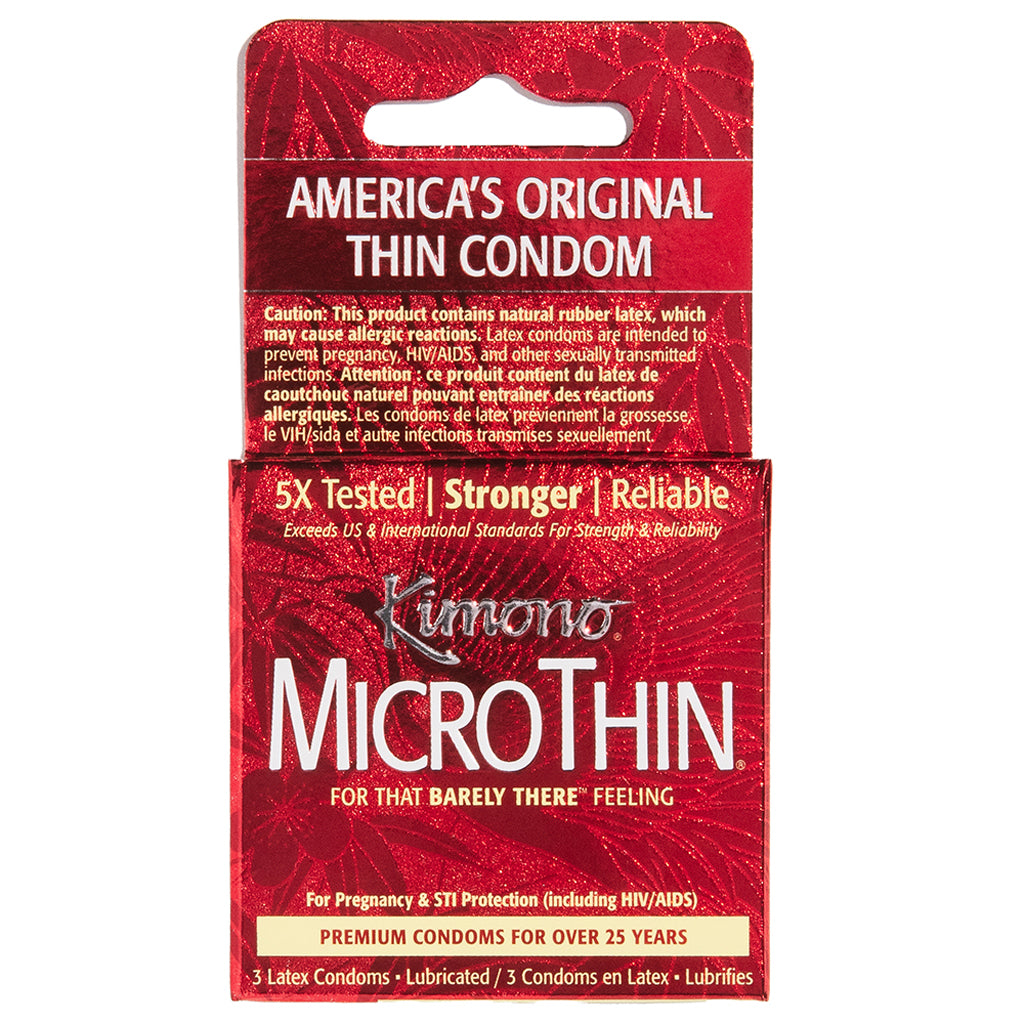 MicroThin Condoms in 3 Pack