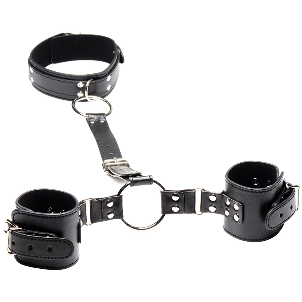 Neck to Wrist Vegan Leather Restraints