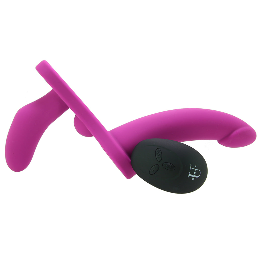 U Double Take Vibrating Dildo & Harness