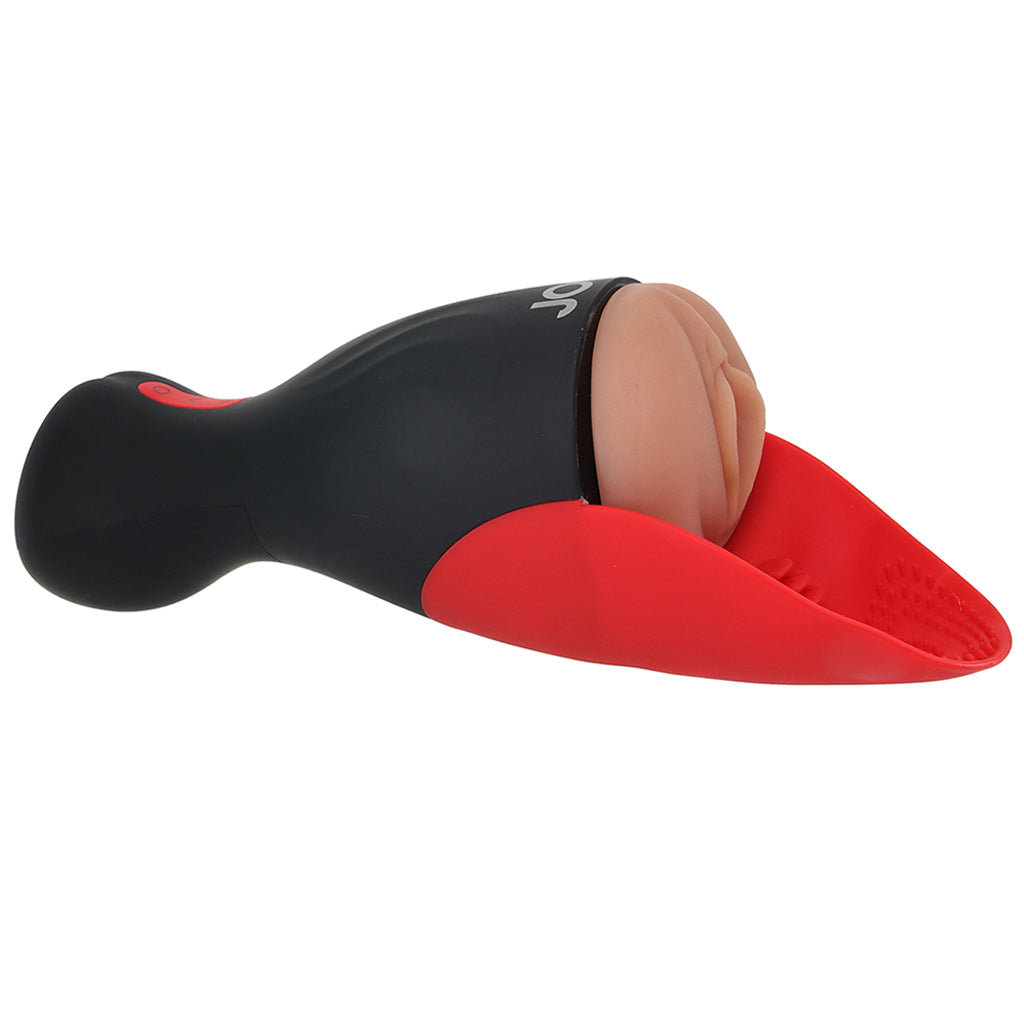 Sucking & Vibrating Pussy Masturbator