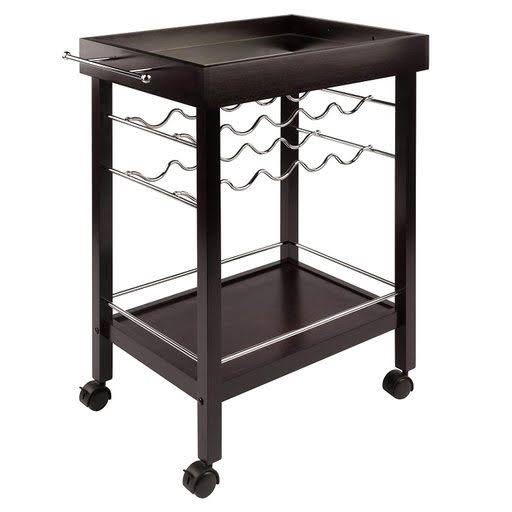 Winsome Trading, Inc. 92329 Johnnie Wine Storage, Dark Espresso