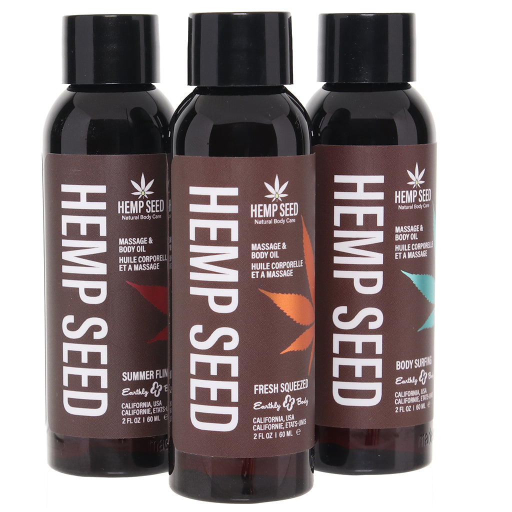 Seed Massage Oil Gift Set in 3 x 2oz/60ml