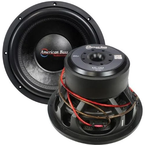 American Bass XFL1222 12 in. 2000 Watt Max Woofer - 2 Ohm DVC, Size: Medium