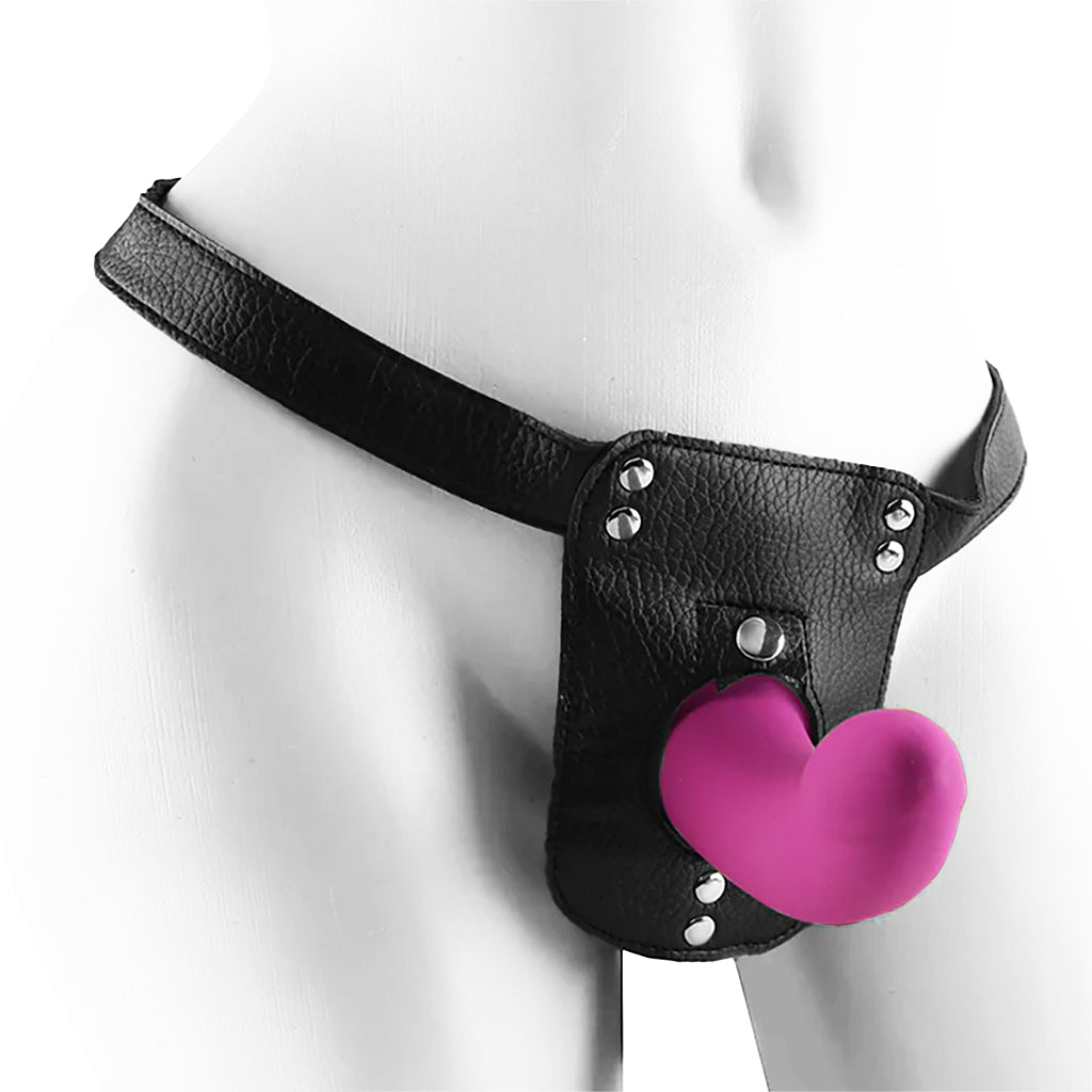 U Double Take Vibrating Dildo & Harness