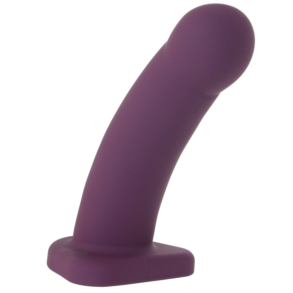 8 Inch Hollow Silicone Dildo in Plum