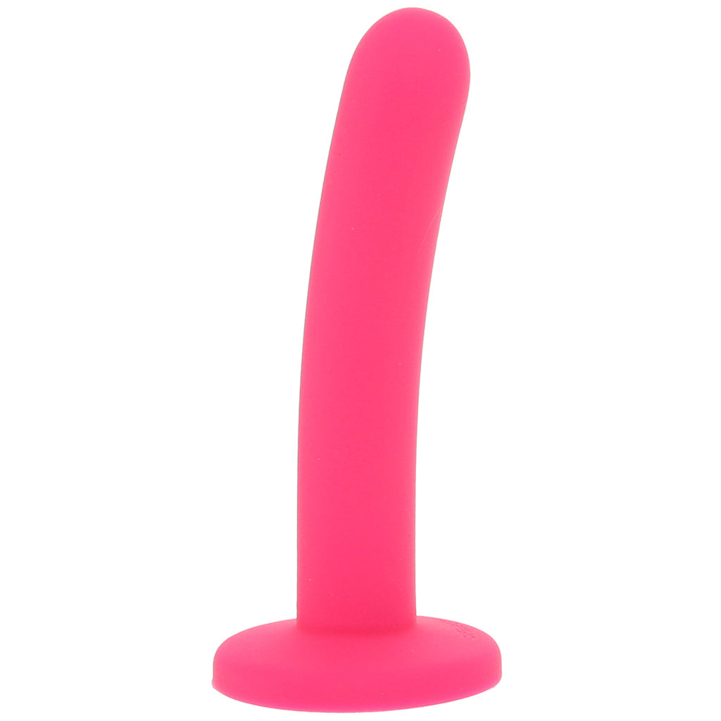 PinkCherry Premium 6 Inch Pink Silicone Slim Anal Dildo