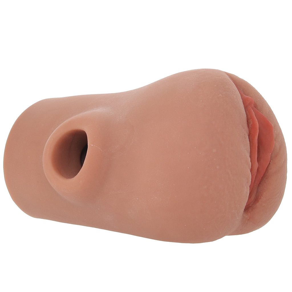 Pussy Pounder Squeeze Stroker in Brown