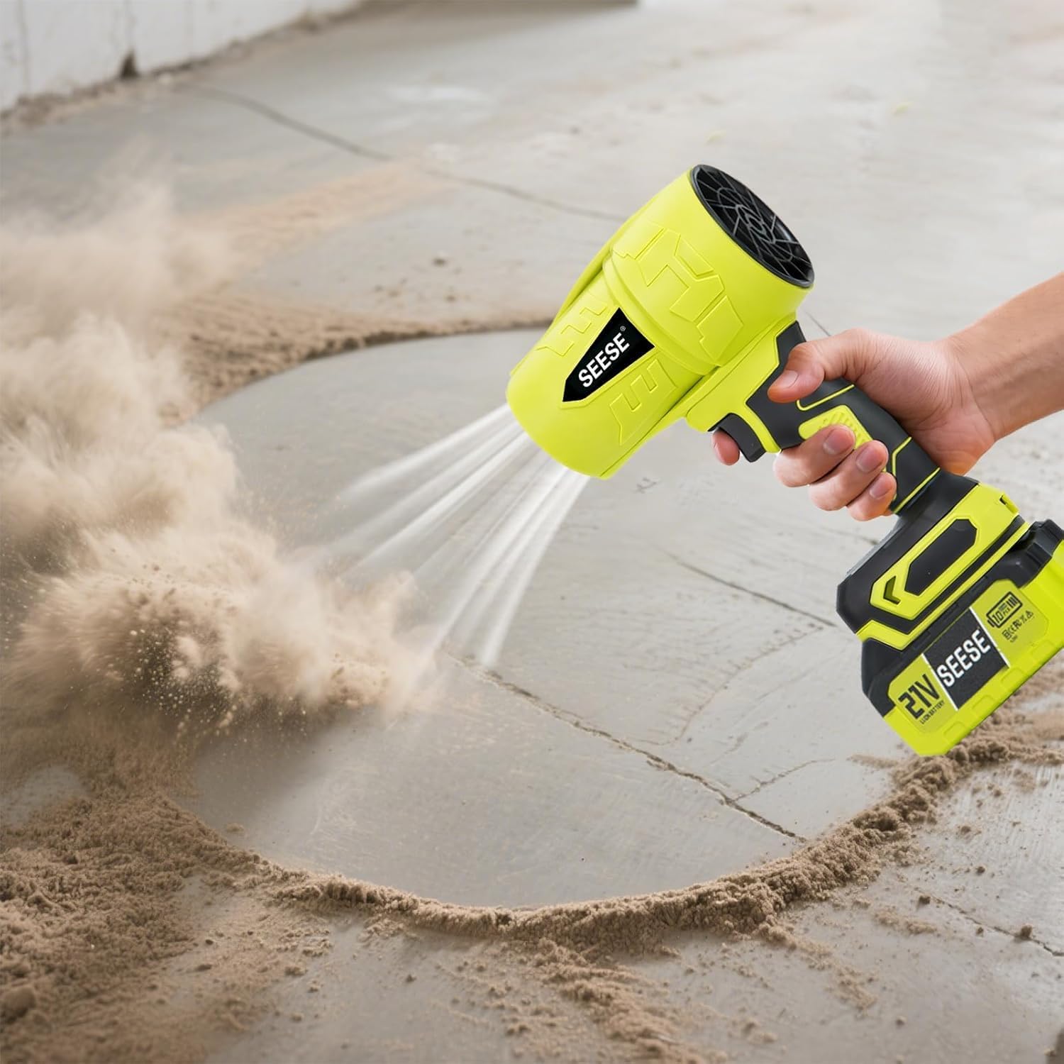 Turbo Jet Leaf Blower: Cordless Leaf Blower for Yard Leaves
