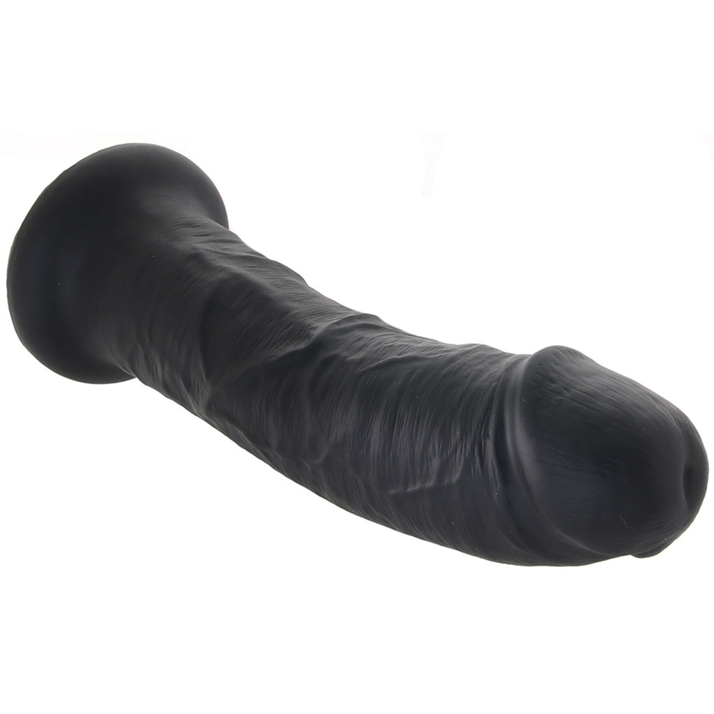 Pleasures 7 Inch Girth Dildo in Black