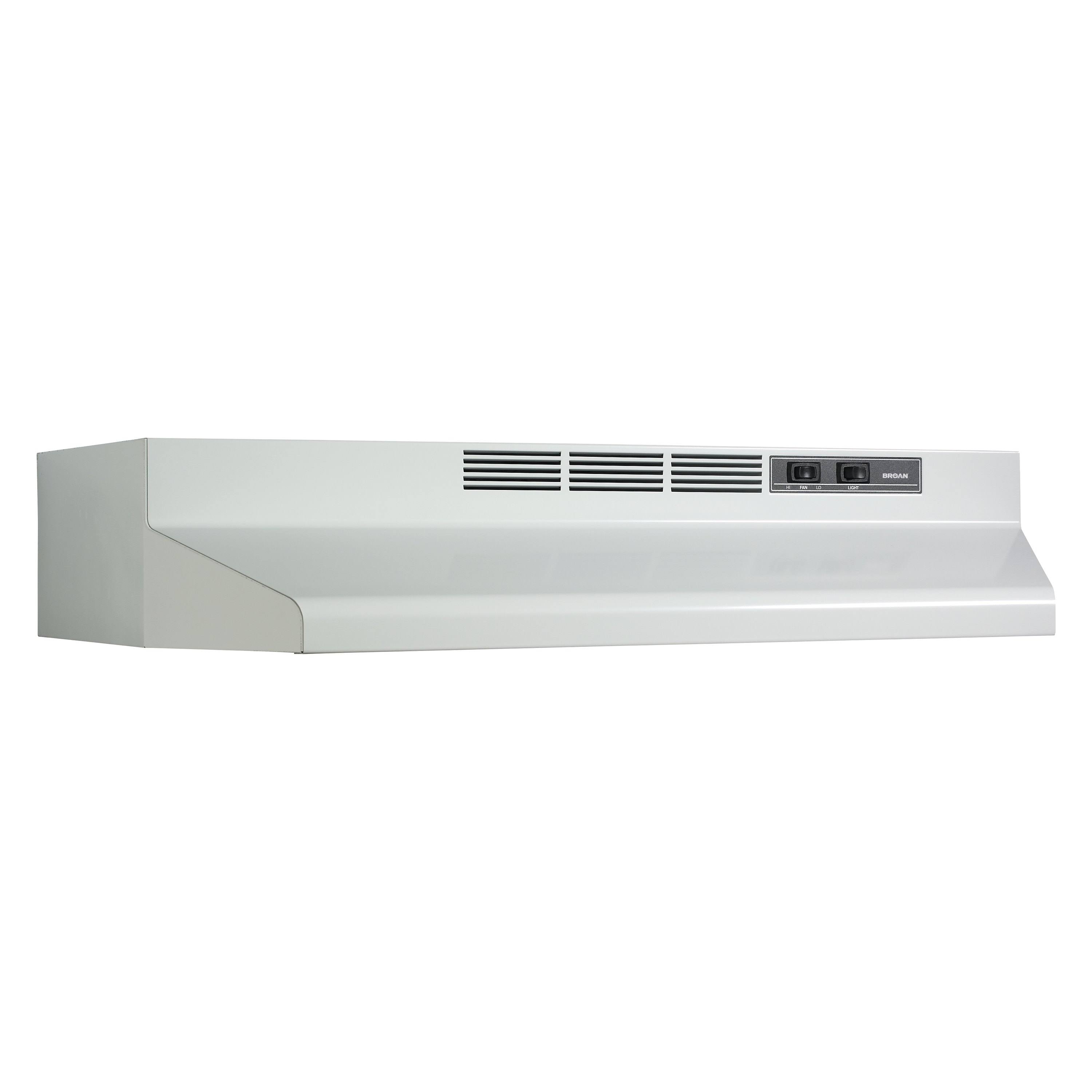 Broan F404201 42x22 Convertible Range Hood, White