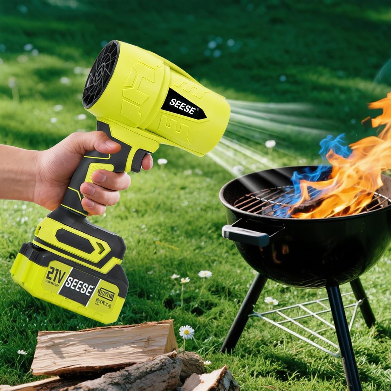 Turbo Jet Leaf Blower: Cordless Leaf Blower for Yard Leaves