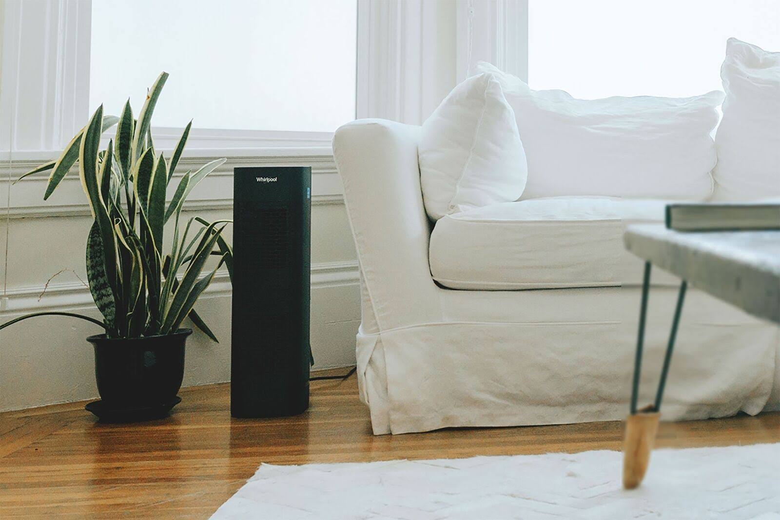 Whirlpool WPT80B Whispure Large Tower Air Purifier - Slate Black