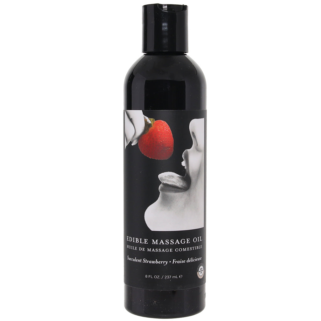 Massage Oil 8oz/236ml in Strawberry