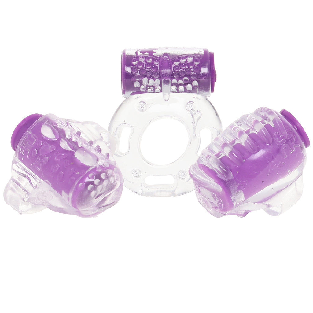PinkCherry Master Trio Vibrating Rings Set