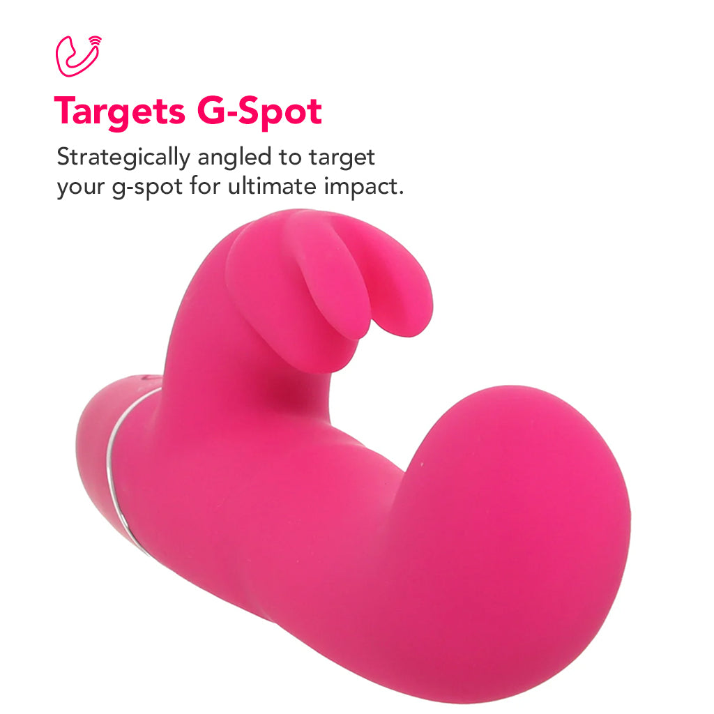 PinkCherry G-Spot Stroker Rabbit Vibe in Pink