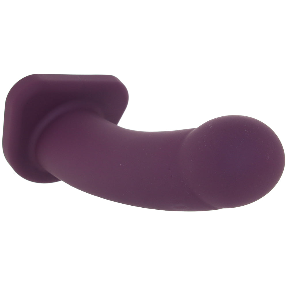 8 Inch Hollow Silicone Dildo in Plum