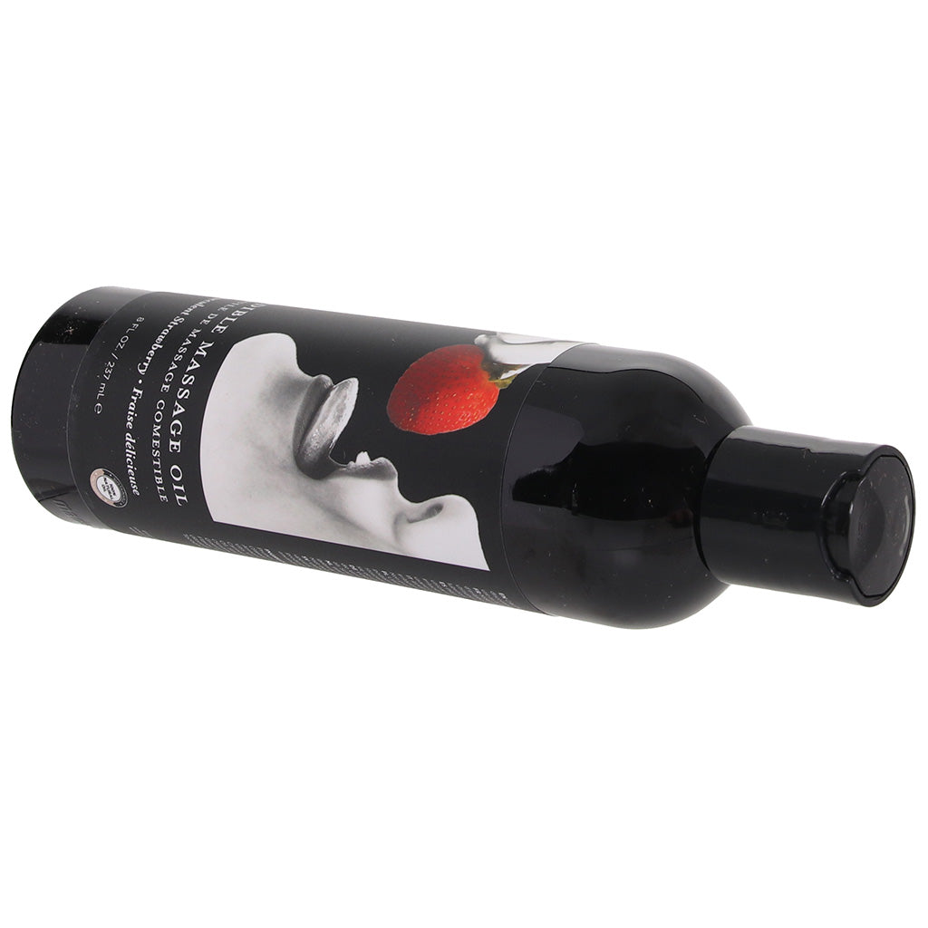 Massage Oil 8oz/236ml in Strawberry