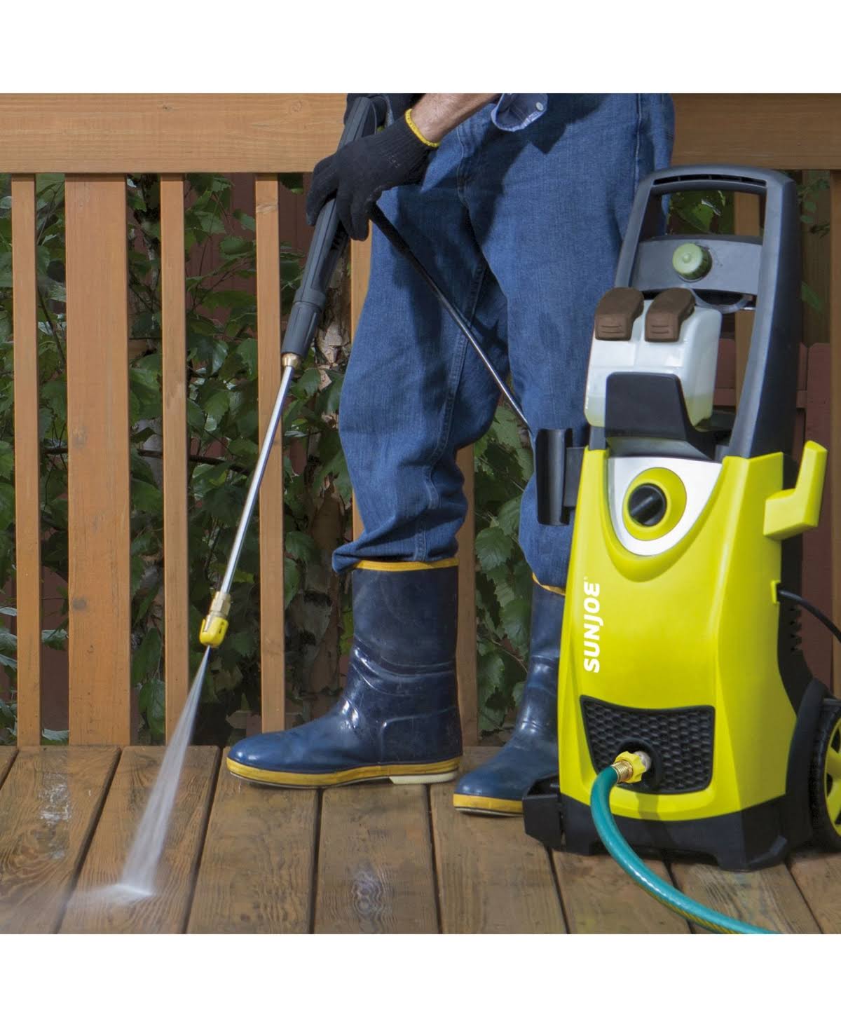 Sun Joe SPX3000 Electric Water Pressure Washer, Green - 14.5-Amp - 2030 PSI - 1.76 GPM
