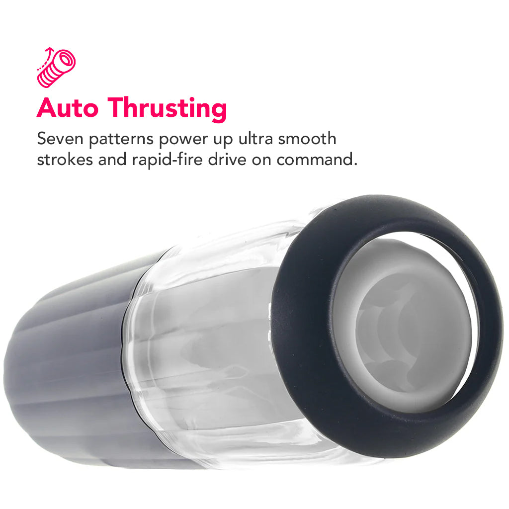 Neo 2 Interactive Thrusting Masturbator in Dark Blue